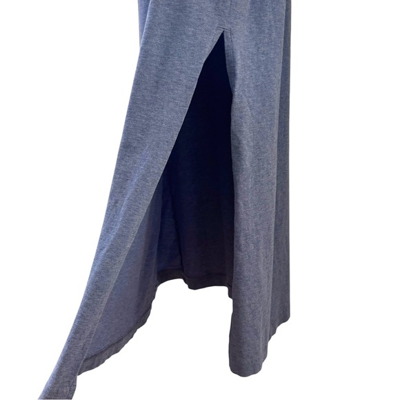 PACT Organic Softspun Tank Midi Dress Blue Size Small - Picture 4 of 7